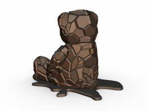 bear figure 3D 打印模型