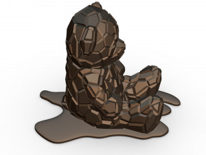 bear figure 3D 打印模型