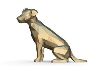 jack russell terrier figure 3D Print Model