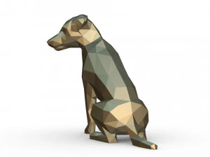 jack russell terrier figure 3D Print Model