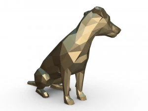 jack russell terrier figure 3D Print Model