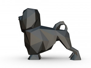 lion bichon 3Dプリントモデル