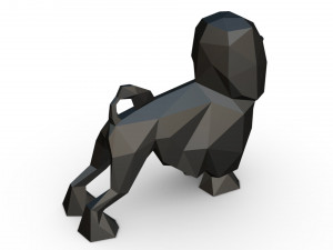 lion bichon 3Dプリントモデル