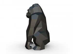 Figura di gorilla Modello di stampa 3D