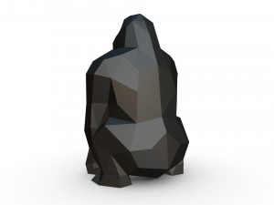 Gorilla figure 3D Baskı Modeli