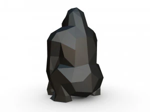 Figura di gorilla Modello di stampa 3D