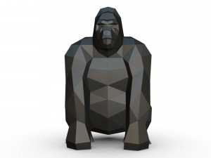Gorilla figure 3D Baskı Modeli