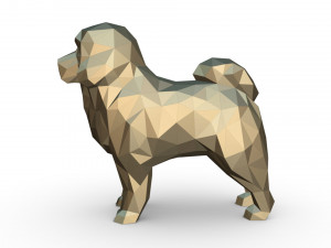 tibetan mastiff 3Dプリントモデル