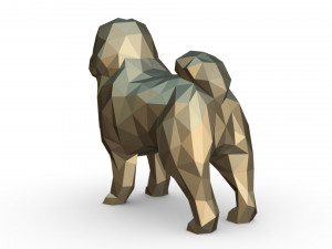 tibetan mastiff 3Dプリントモデル
