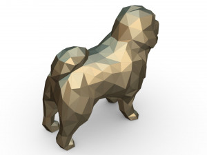 tibetan mastiff 3Dプリントモデル