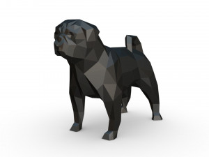 Pug Modèles 3D en vedette