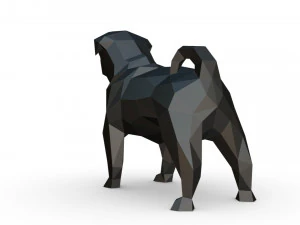 Pug 3D Print Model