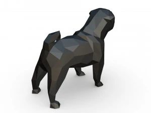 Pug 3D Print Model