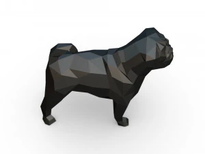 Pug 3D Print Model