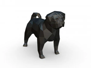 Pug 3D Print Model