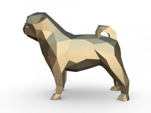 pug 2 Modelo de Impressão 3D