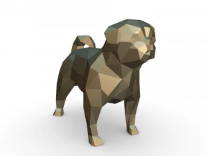pug 2 Modelo de Impressão 3D