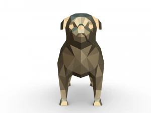 pug 2 Modelo de Impressão 3D