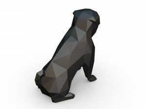 Pug 3 3Dプリントモデル
