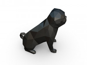 Pug 3 3Dプリントモデル
