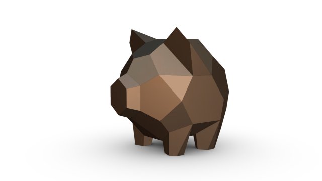piggy bank 3D 打印模型 .c4d .max .obj .3ds .fbx .stl .blend 