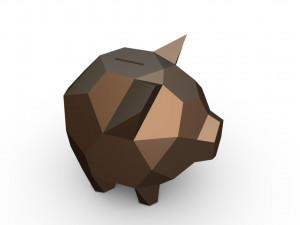 piggy bank 3D 打印模型