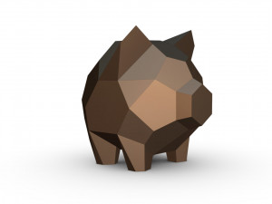 piggy bank 3D 打印模型