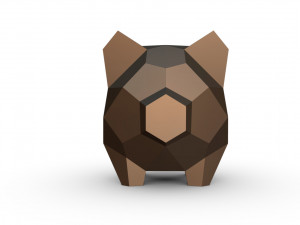 piggy bank 3D 打印模型