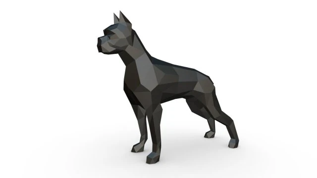 boxer figure 3 3D Print Model .c4d .max .obj .3ds .fbx .stl .blend 