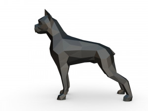boxer figure 3 3D-Druckmodell
