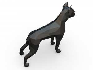 boxer figure 3 3D-Druckmodell