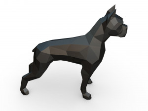 boxer figure 3 3D-Druckmodell