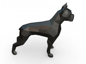 boxer figure 3 3D Print Model