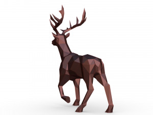 deer 4 Model do druku 3D