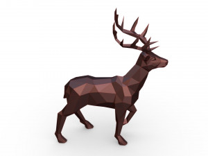deer 4 Model do druku 3D