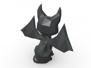 evil cat Modelo de Impressão 3D