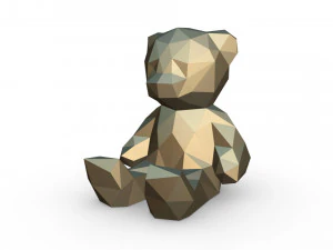 ayı fig&uuml;r&uuml; 3D Baskı Modeli