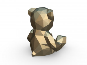 bear figure Modelo de Impressão 3D