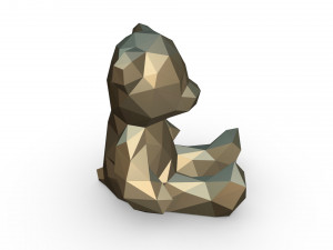 bear figure Modelo de Impressão 3D