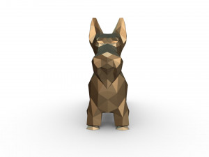 scottish terrier figure Modello di stampa 3D