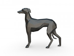 Italian greyhound Model Cetak 3D