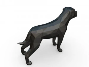 figura del rottweiler Modello di stampa 3D