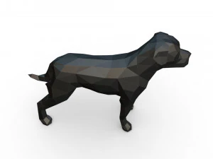 figura del rottweiler Modello di stampa 3D