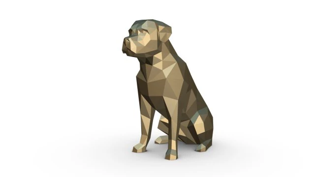rottweiler figure 2 3D Print Model .c4d .max .obj .3ds .fbx .stl .blend 
