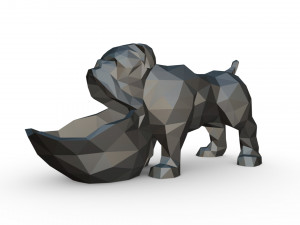 candy bowl english bulldog Modelo de impresión 3D