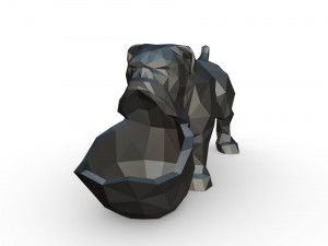 candy bowl english bulldog Model Cetak 3D