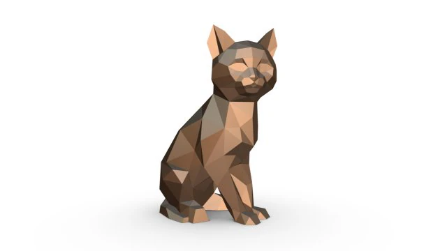 gatto figura 10 Modello di stampa 3D .c4d .max .obj .3ds .fbx .stl .blend 