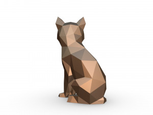 cat figure 10 3D-printmodel