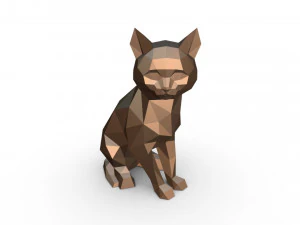 gatto figura 10 Modello di stampa 3D