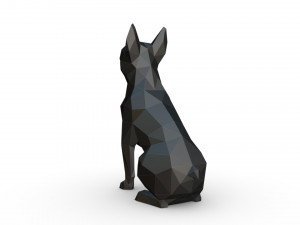 boston terrier 3Dプリントモデル